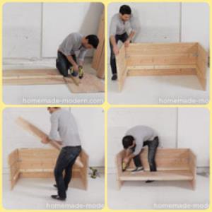 Membuat Sendiri Sofa Rumah dari Bahan Multiplex atau Papan Kayu