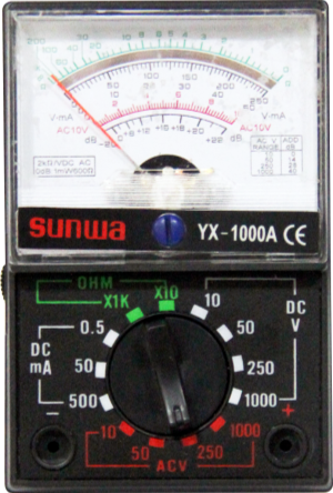 Sunwa Analog Avometer 1000 Type YX-1000 A