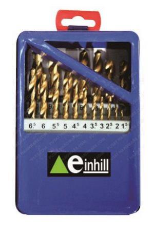 Einhill Mata Bor Kuning Set 19Pcs Uk. 1-10mm Einhill Mata Bor Kuning Set 19Pcs Uk. 1-10mm