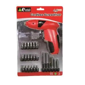 einhill cordless screwdriver 4 8v 25pcs 26033254743