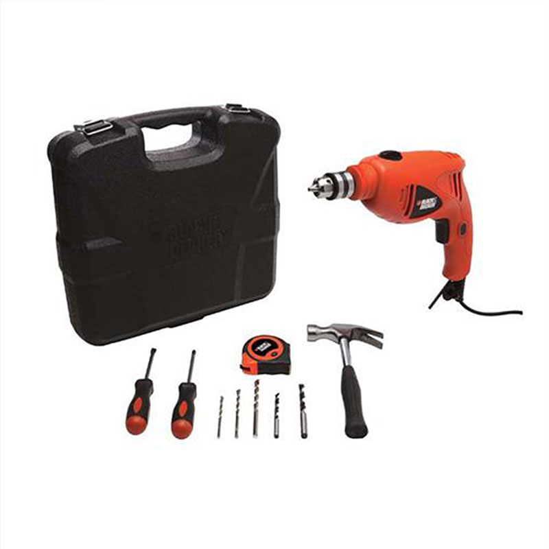 Black decker bor impact 10mm toolkit 9 pcs hd400k9