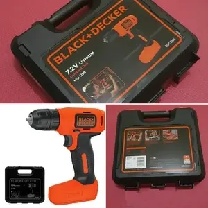 Black-Decker Bor Cordless 7,2V - Kitset